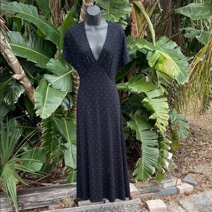 White closet polkadot knit dress